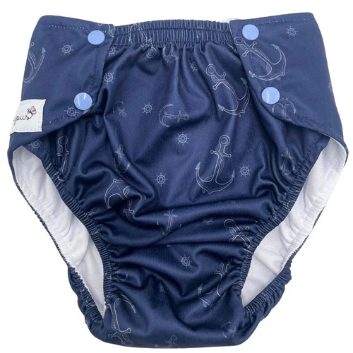 Pupus Fraldas Pull Up reutilizáveis para crianças 20-45kg [Cor: Anchors] * por encomenda - Image 2