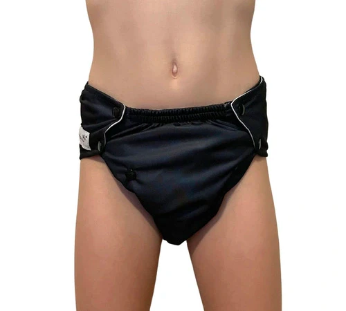 Pupus Fraldas Pull Up reutilizáveis para crianças 20-45kg [Cor: Black] * por encomenda