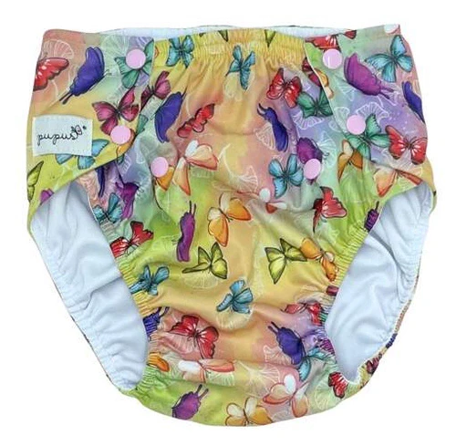 Pupus Fraldas Pull Up reutilizáveis para crianças 20-45kg [Cor: Borboletas] * por encomenda - Image 2