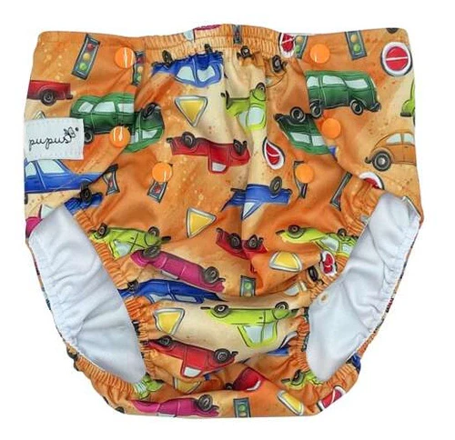 Pupus Fraldas Pull Up reutilizáveis para crianças 20-45kg [Cor: Cars] * por encomenda - Image 2