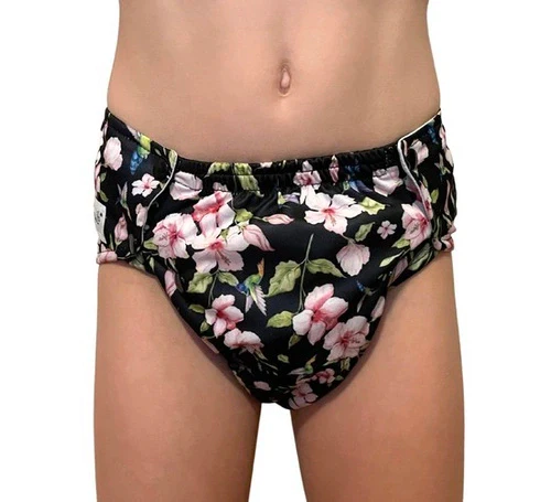 Pupus Fraldas Pull Up reutilizáveis para crianças 20-45kg [Cor: Hummingbirds] * por encomenda
