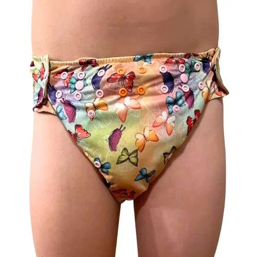 Pupus Fraldas Junior ajustáveis reutilizáveis para crianças 20-45 kg [Cor: BORBOLETAS] * por encomenda - Image 2