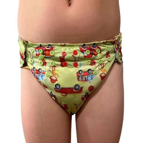 Pupus Fraldas Junior ajustáveis reutilizáveis para crianças 20-45 kg [Cor: FIRE MAN] *por encomenda - Image 2