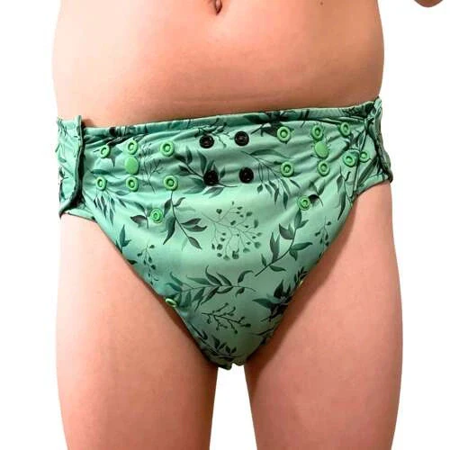 Pupus Fraldas Junior ajustáveis reutilizáveis para crianças 20-45 kg [Cor: I FEEL GREEN] * por encomenda - Image 2