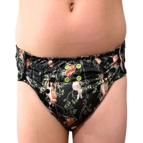 Pupus Fraldas Junior ajustáveis reutilizáveis para crianças 20-45 kg [Cor: NIGHT IN THE FOREST] * por encomenda - Image 2