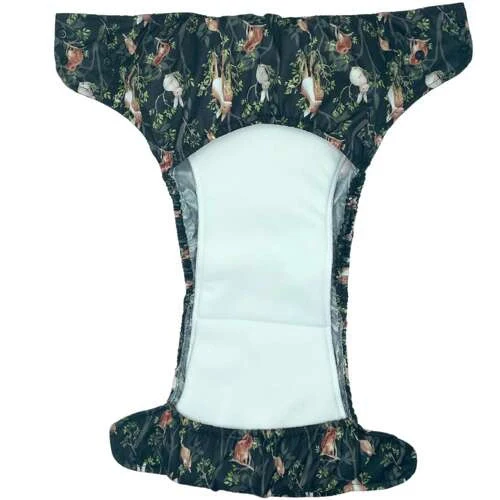 Pupus Fraldas Junior ajustáveis reutilizáveis para crianças 20-45 kg [Cor: NIGHT IN THE FOREST] * por encomenda - Image 4