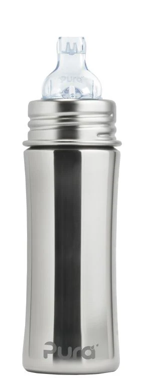 Pura Garrafa De Aço Inoxidável / biberão evolutivo 325ml - bico aprendizagem - Image 10