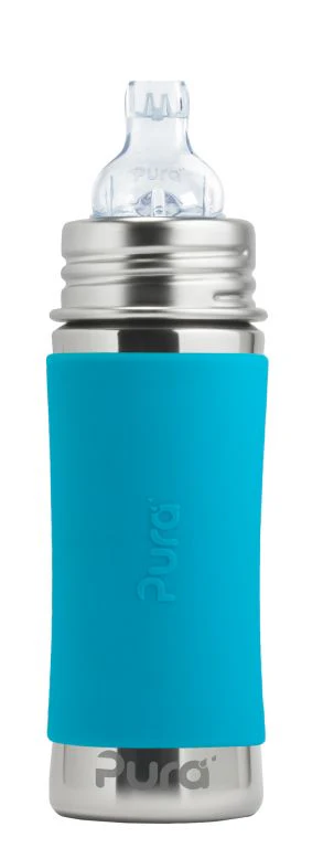 Pura Garrafa De Aço Inoxidável / biberão evolutivo 325ml - bico aprendizagem - Image 11