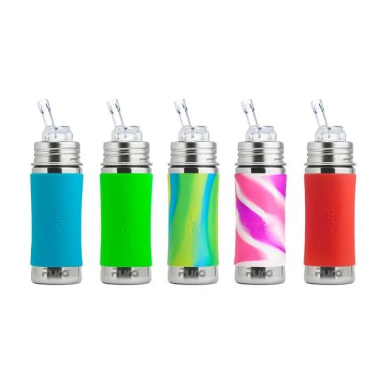 Pura Garrafa De Aço Inoxidável / biberão evolutivo 325ml - bico aprendizagem - Image 13