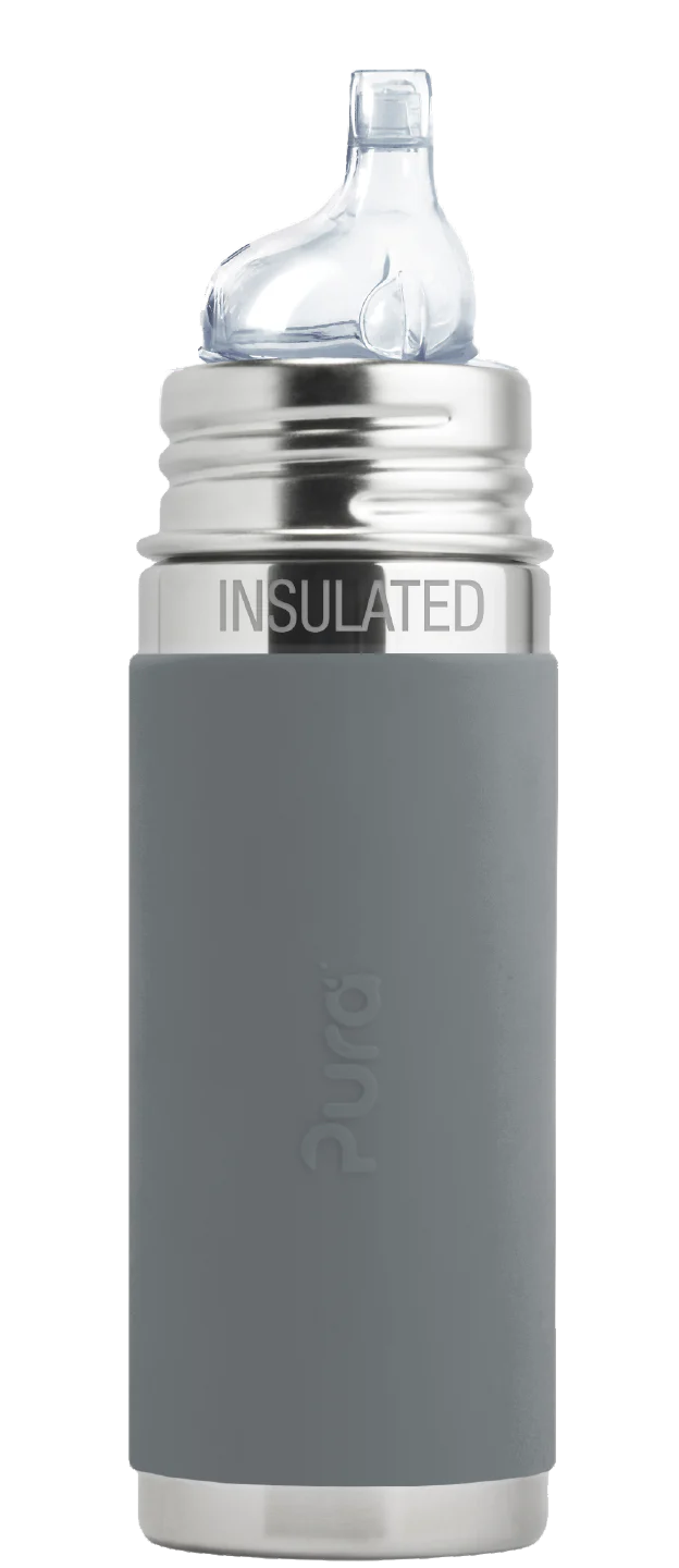 Pura Garrafa De Aço Inoxidável / biberão evolutivo 325ml - bico aprendizagem - Image 17