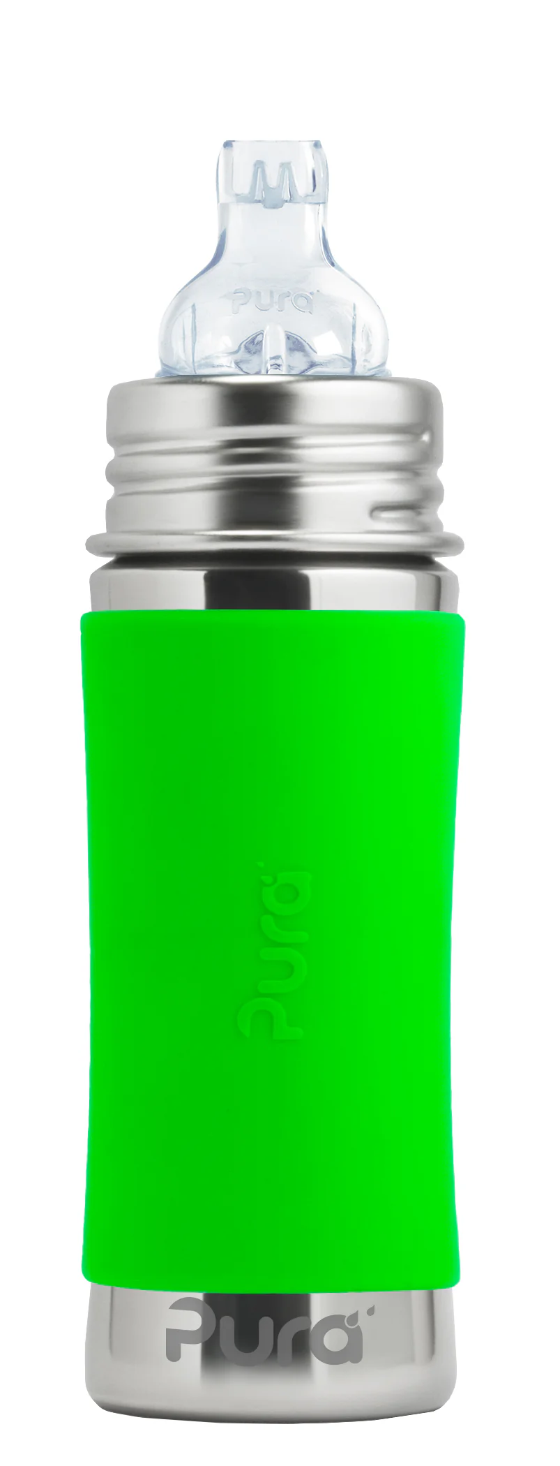 Pura Garrafa De Aço Inoxidável / biberão evolutivo 325ml - bico aprendizagem - Image 19