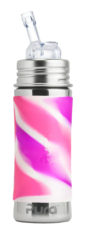 Pura Garrafa De Aço Inoxidável / biberão evolutivo 325ml - bico aprendizagem - Image 20