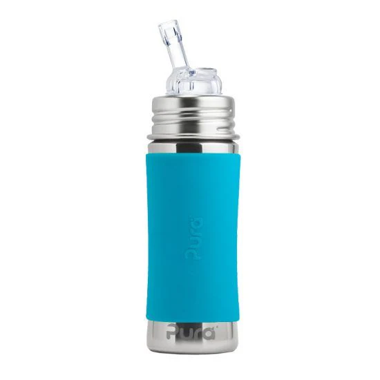 Pura Garrafa De Aço Inoxidável / biberão evolutivo 325ml - bico palhinha - Image 2