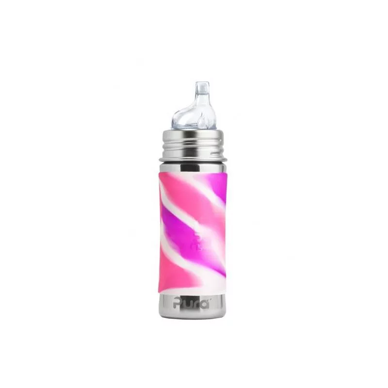 Pura Garrafa De Aço Inoxidável / biberão evolutivo 325ml - bico aprendizagem - Image 21