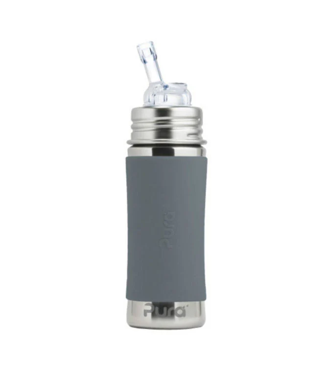 Pura Garrafa De Aço Inoxidável / biberão evolutivo 325ml - bico aprendizagem - Image 22