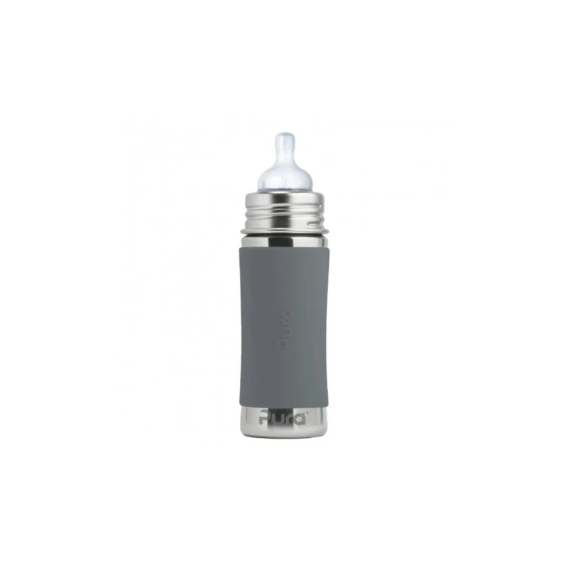 Pura Garrafa De Aço Inoxidável / biberão evolutivo 325ml - bico aprendizagem - Image 24