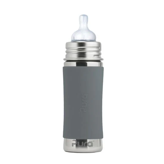Pura Garrafa De Aço Inoxidável / biberão evolutivo 325ml - bico aprendizagem - Image 9