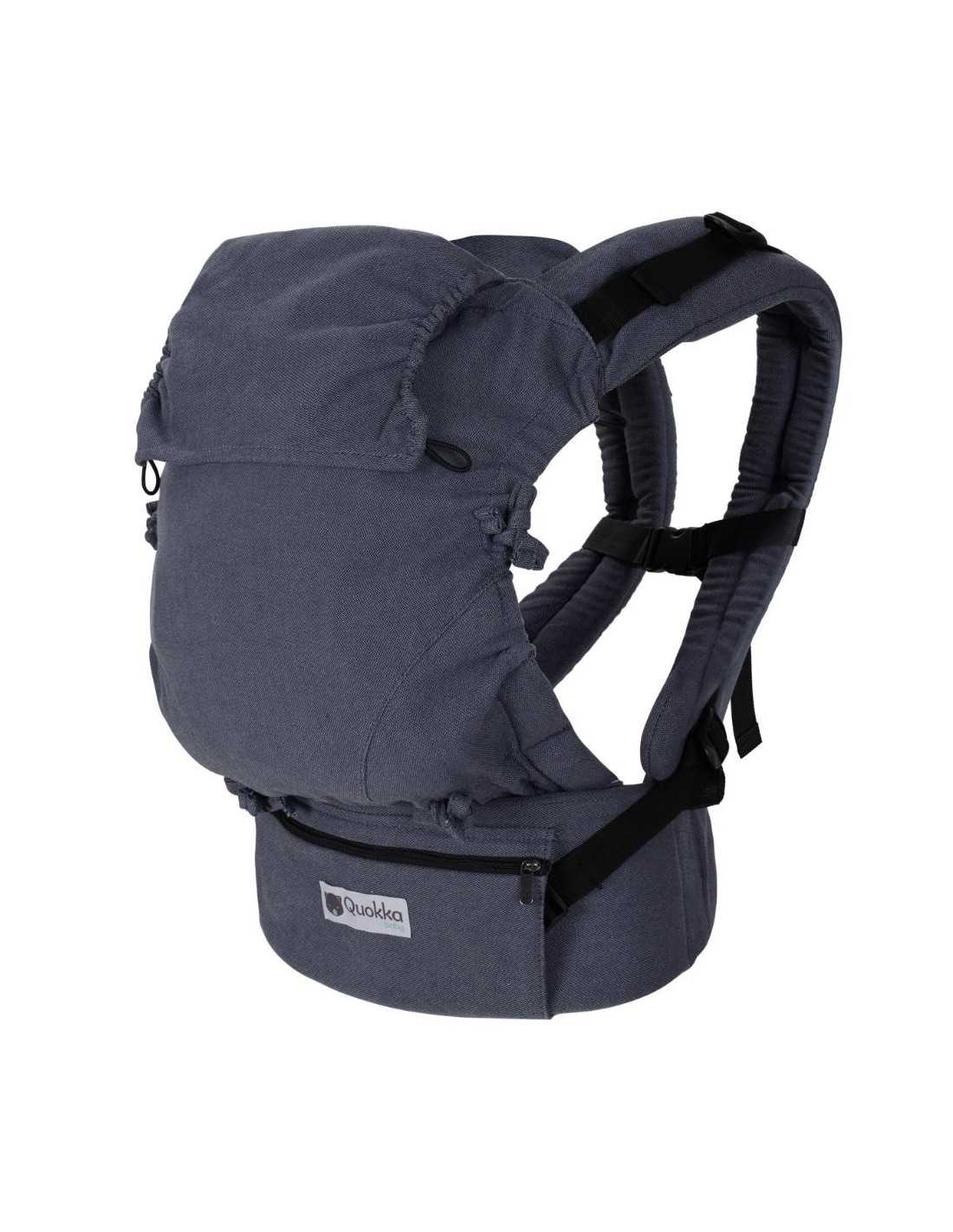 Mochila Quokkababy Ajustável E-Carrier Denim Blue