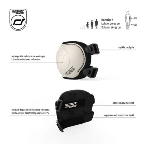 Scoot & Ride Conjunto de Proteção Joelheira e cotoveleira - Image 6