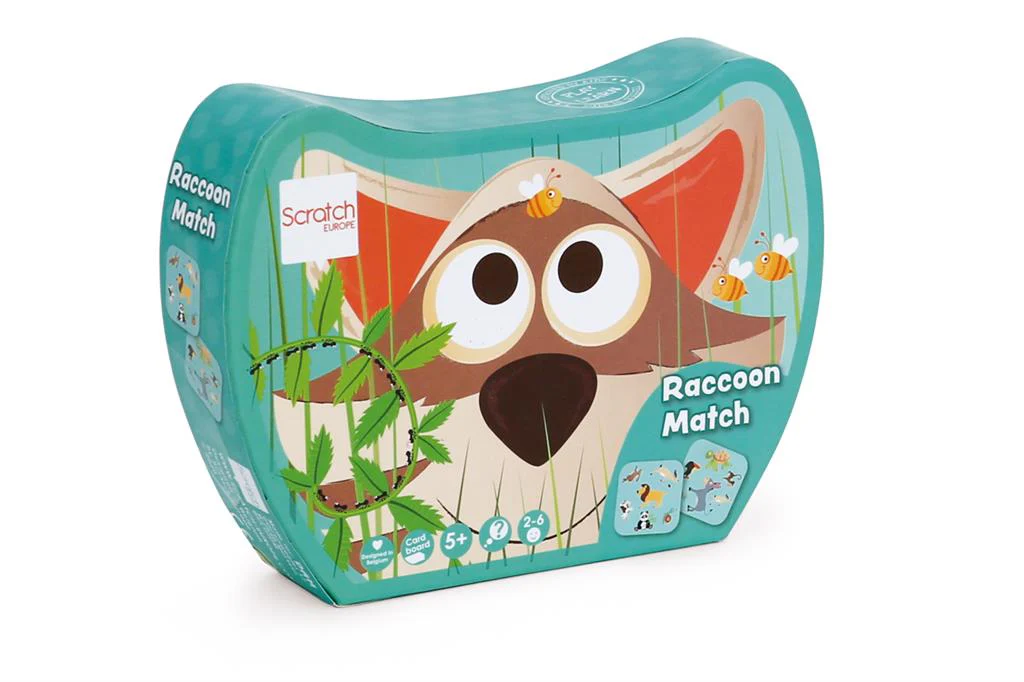 SCRATCH Jogo Raccoon match