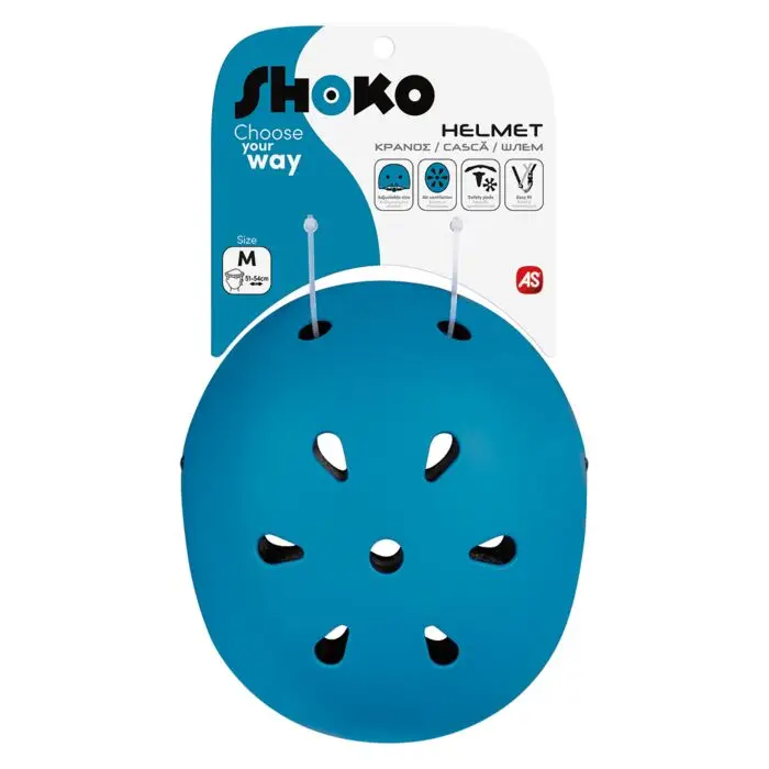 Shoko Capacete protecção infantil 51-54cm 3-7 anos Azul - Image 2