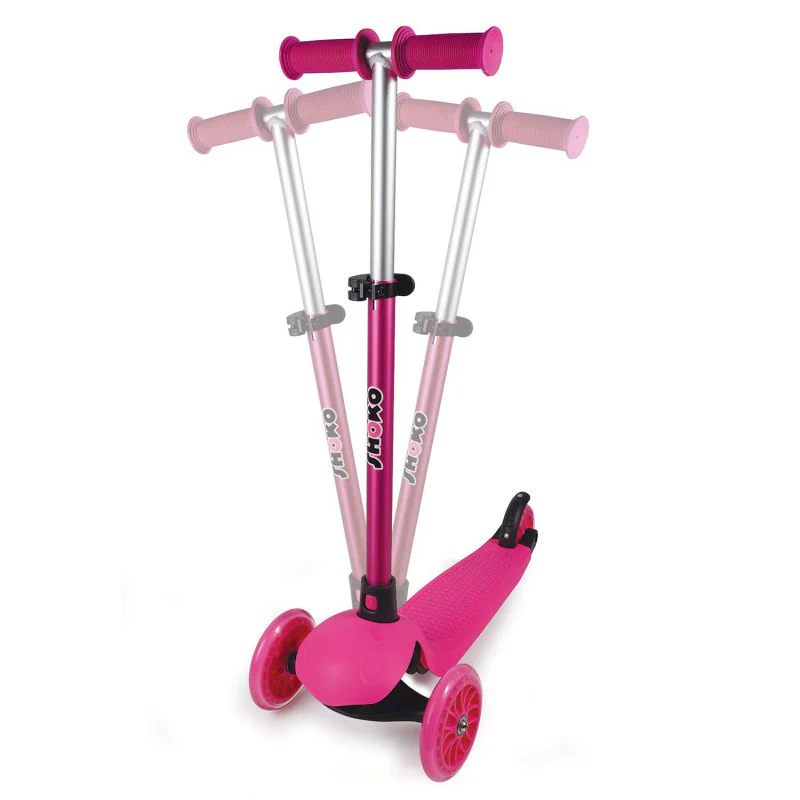 Shoko Trotinete 3 rodas Go fit Rosa - Image 4