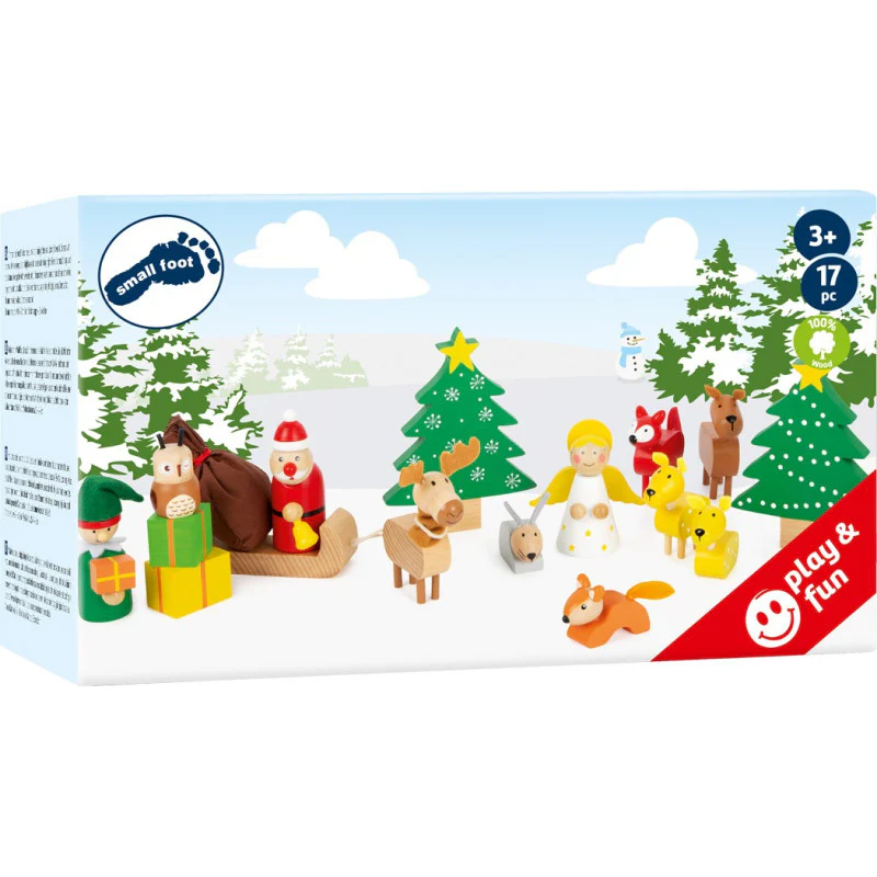 SMALL FOOT - SET ANIMAIS FLORESTA NATAL