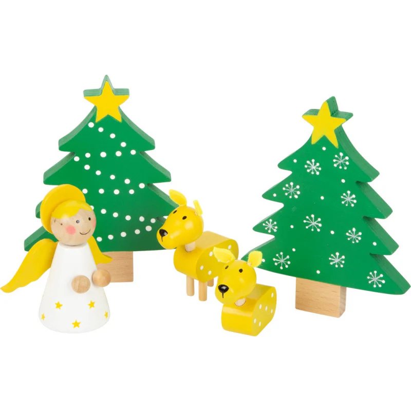 SMALL FOOT - SET ANIMAIS FLORESTA NATAL - Image 5