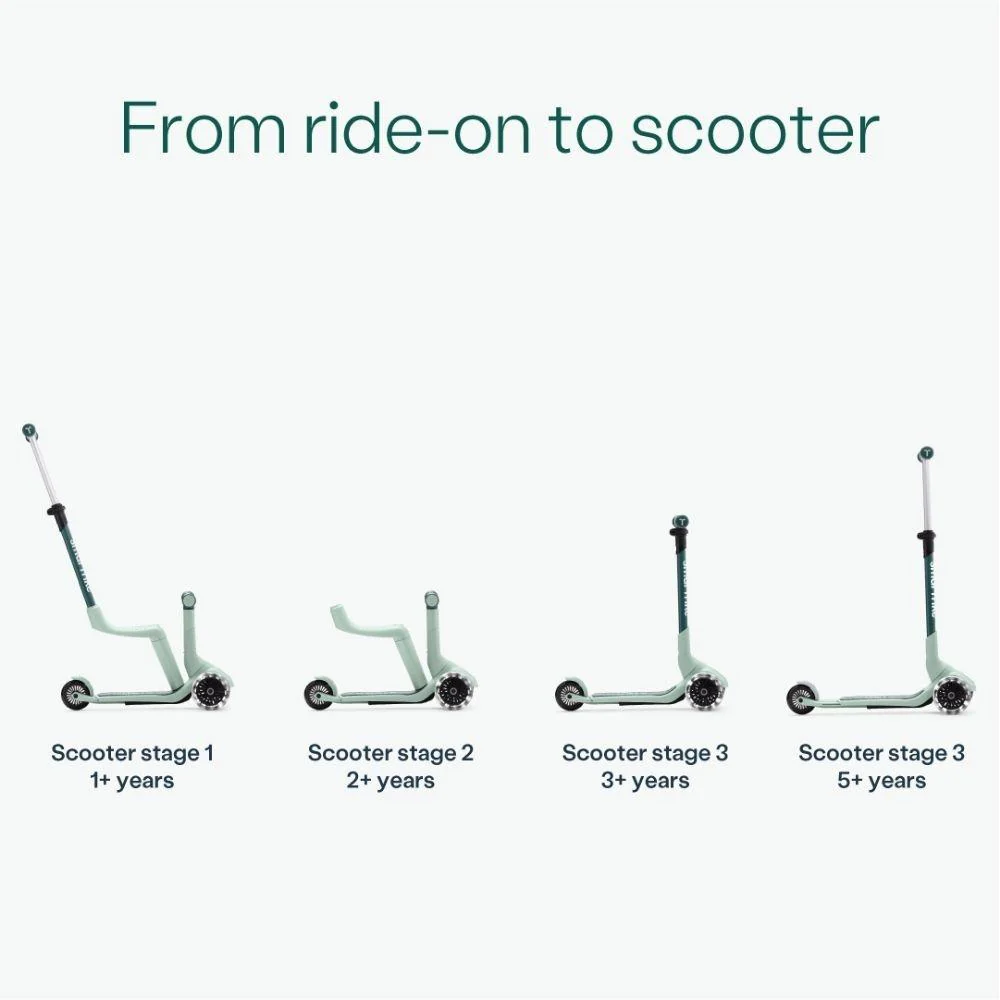 SMARTRIKE XTEND MINI-RIDE Sage Green trotinete evolutiva - Image 4