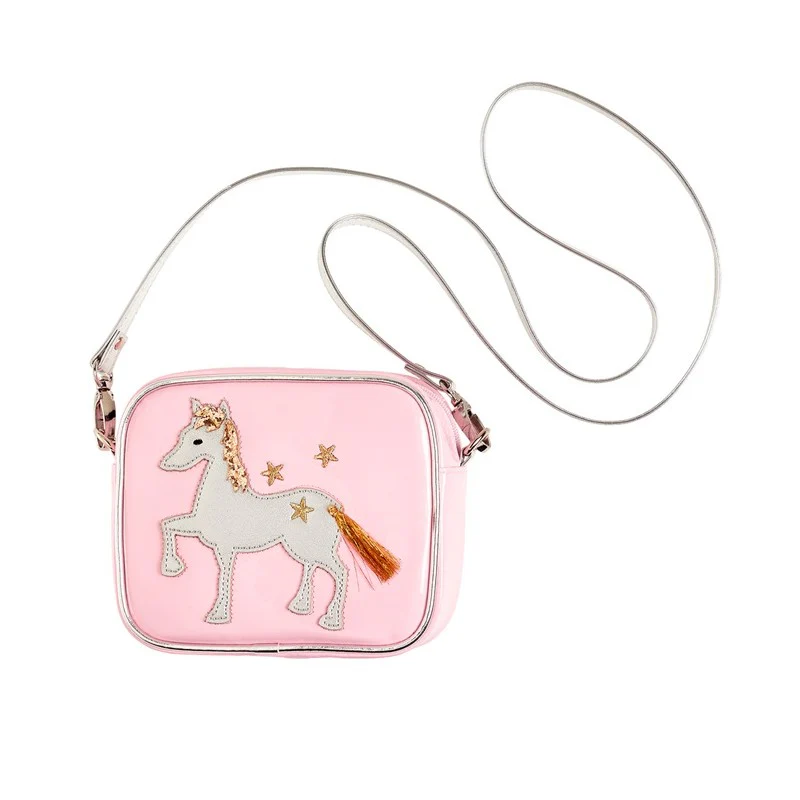 Souza Marith - Mala Tiracolo Rosa com Cavalo