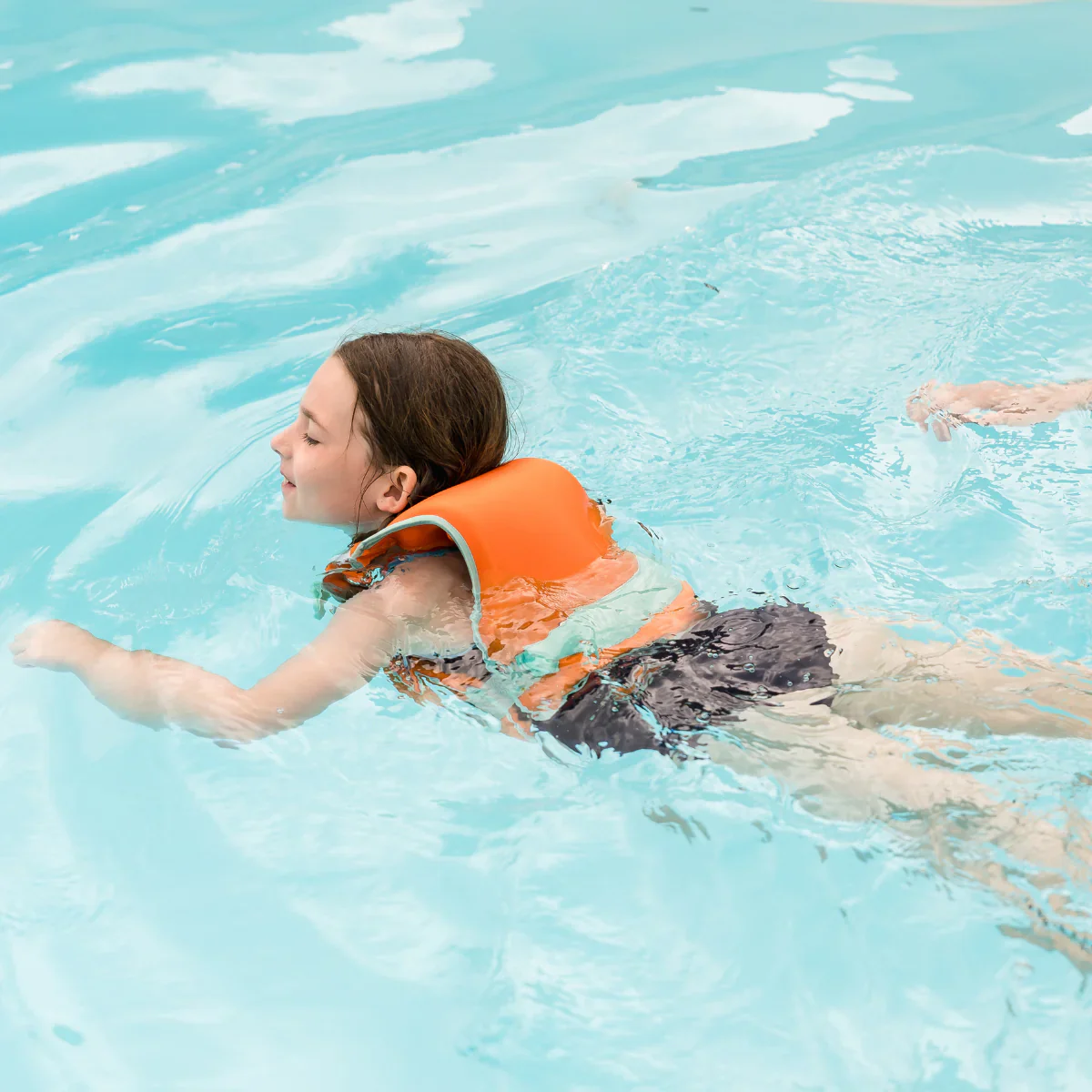 Splash About - colete natação Go Splash Adjustable Swim Vest Laranja e Verde 4-8 Anos - Image 3