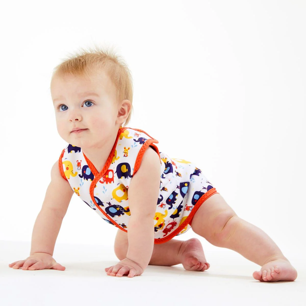Splash About -  Fato de praia/piscina térmico Baby Wrap™  Little Elephants 18-30m - Image 5