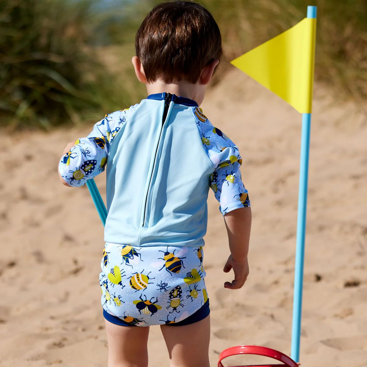 Splash About - Fato de praia/piscina térmico  Happy Nappy™ Sunsuit Bugs Life - Image 2