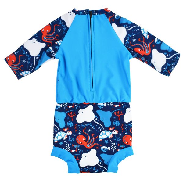 Splash About - Fato de praia/piscina UV Happy Nappy™ Sunsuit Under The Sea - Image 3