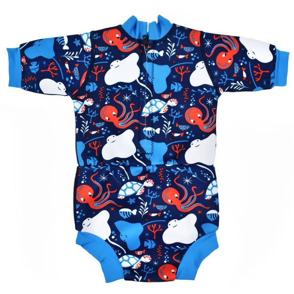 Splash About - Fato de praia/piscina térmico Happy Nappy™ Wetsuit Under The Sea - Image 2