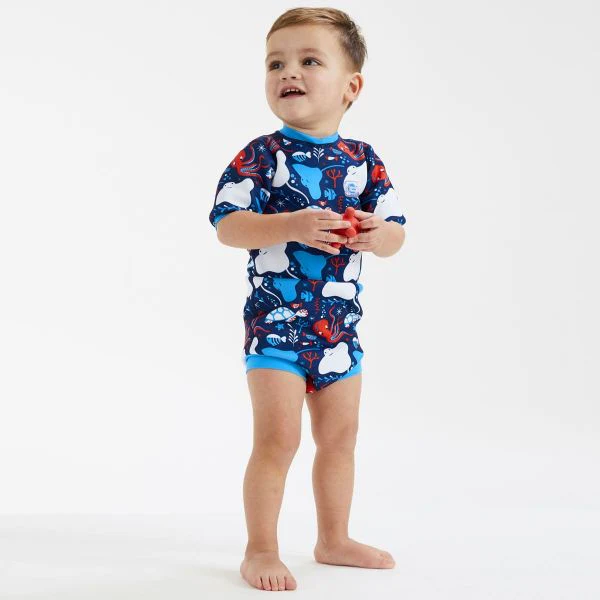 Splash About - Fato de praia/piscina térmico Happy Nappy™ Wetsuit Under The Sea - Image 3