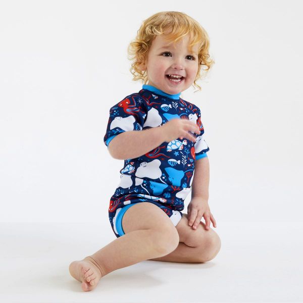 Splash About - Fato de praia/piscina térmico Happy Nappy™ Wetsuit Under The Sea - Image 4