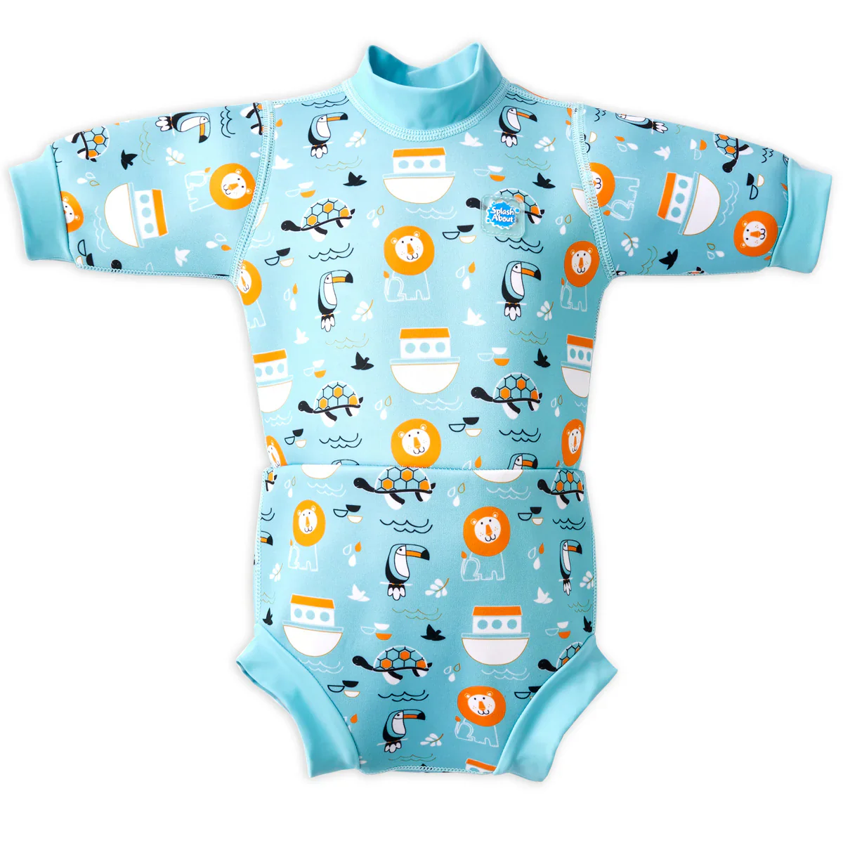 Splash About - Fato de praia/piscina térmico Happy Nappy™ Wetsuit Noah´s Ark