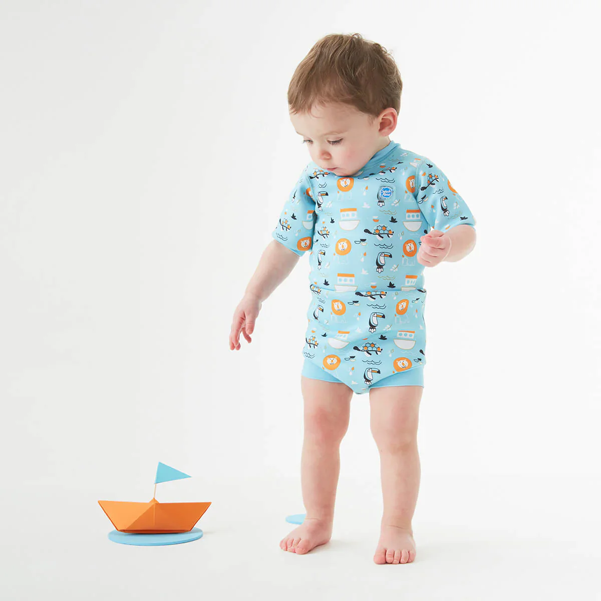 Splash About - Fato de praia/piscina térmico Happy Nappy™ Wetsuit Noah´s Ark - Image 2