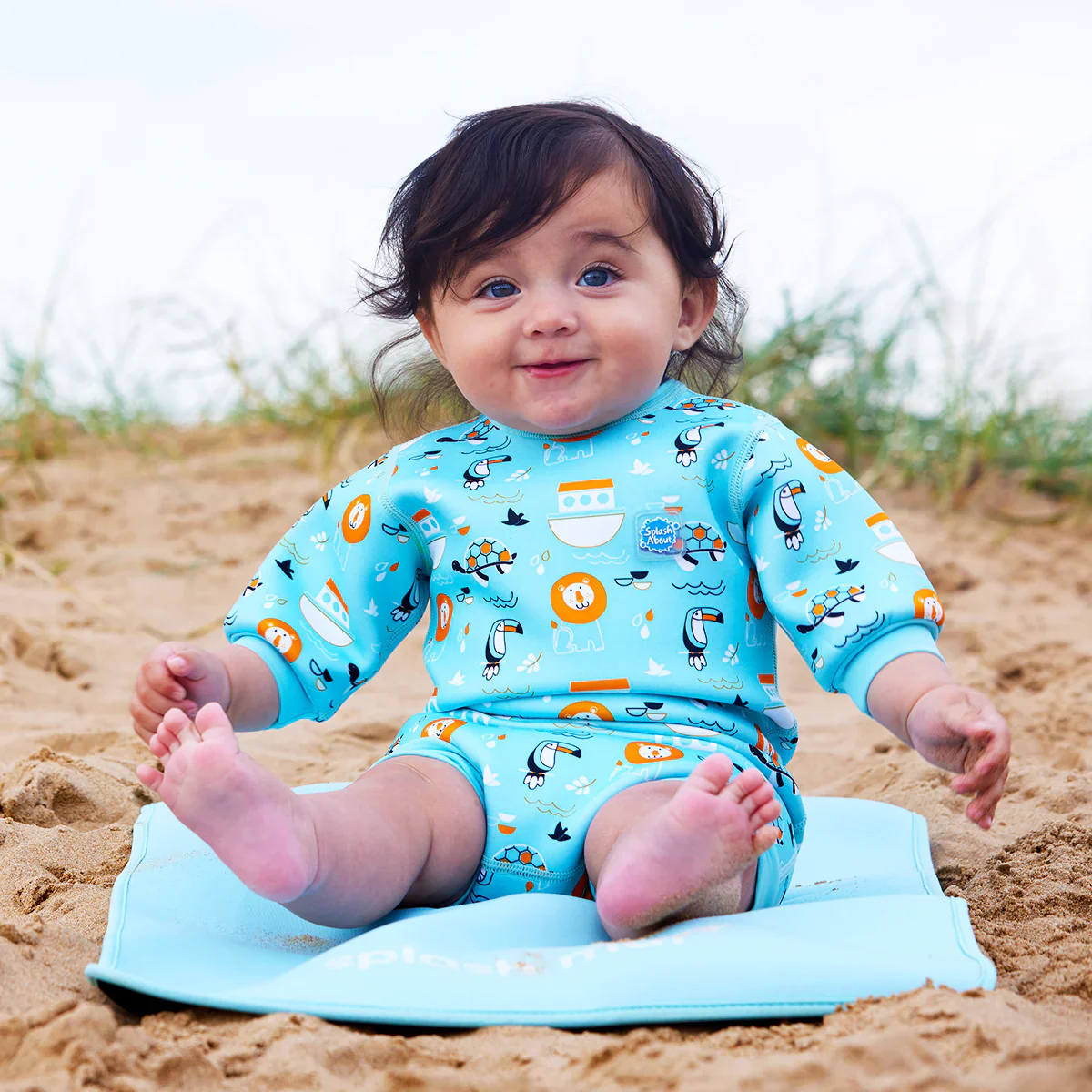 Splash About - Fato de praia/piscina térmico Happy Nappy™ Wetsuit Noah´s Ark - Image 3