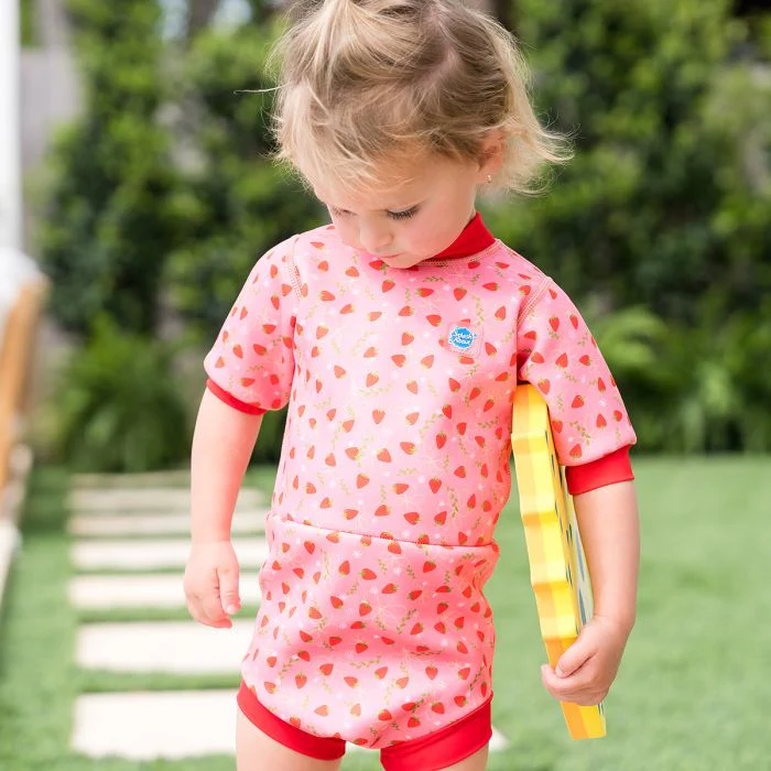 Splash About - Fato de praia/piscina térmico Happy Nappy™ Wetsuit Strawberry Field - Image 2