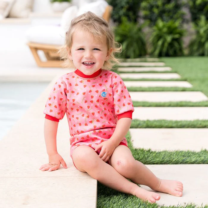 Splash About - Fato de praia/piscina térmico Happy Nappy™ Wetsuit Strawberry Field - Image 5