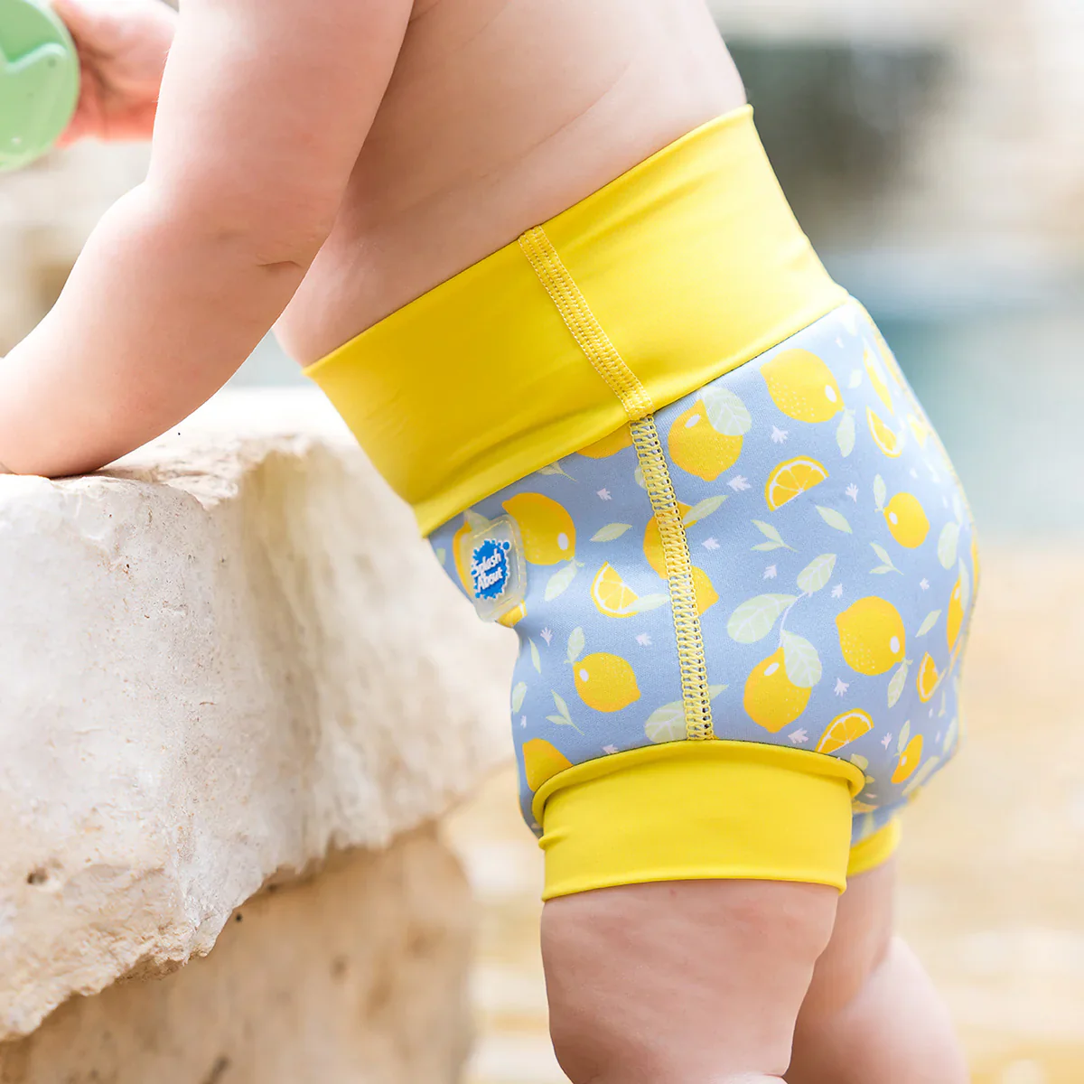 Splash About - Fralda / Cueca Reutilizável Praia/ Piscina Happy Nappy Lemons - Image 2