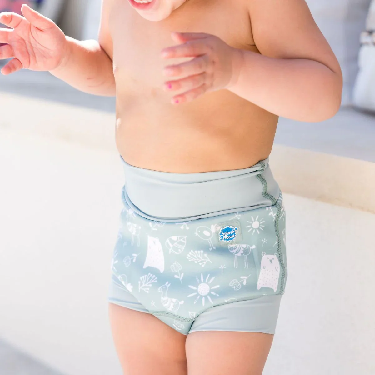 Splash About - Fralda / Cueca Reutilizável Praia/ Piscina Happy Nappy Sunny Bear - Image 2