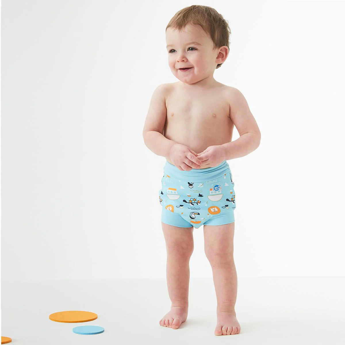 Splash About - Fralda / Cueca Reutilizável Praia/ Piscina Happy Nappy Noah's Ark - Image 2