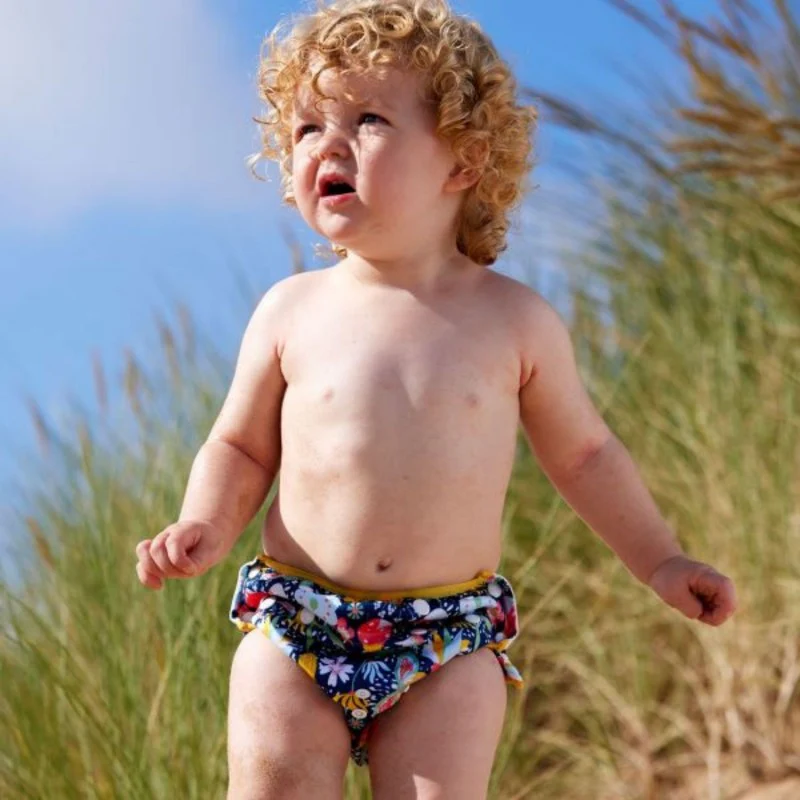 Splash About - Fralda / Cueca Reutilizável Praia/ Piscina Swim Nappy Garden Delight - Image 2