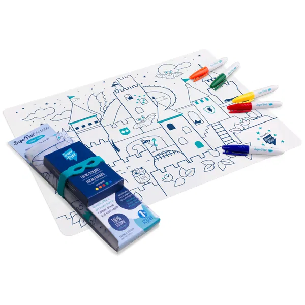 Super Petit Kit de pintar em silicone com marcadores - Image 8