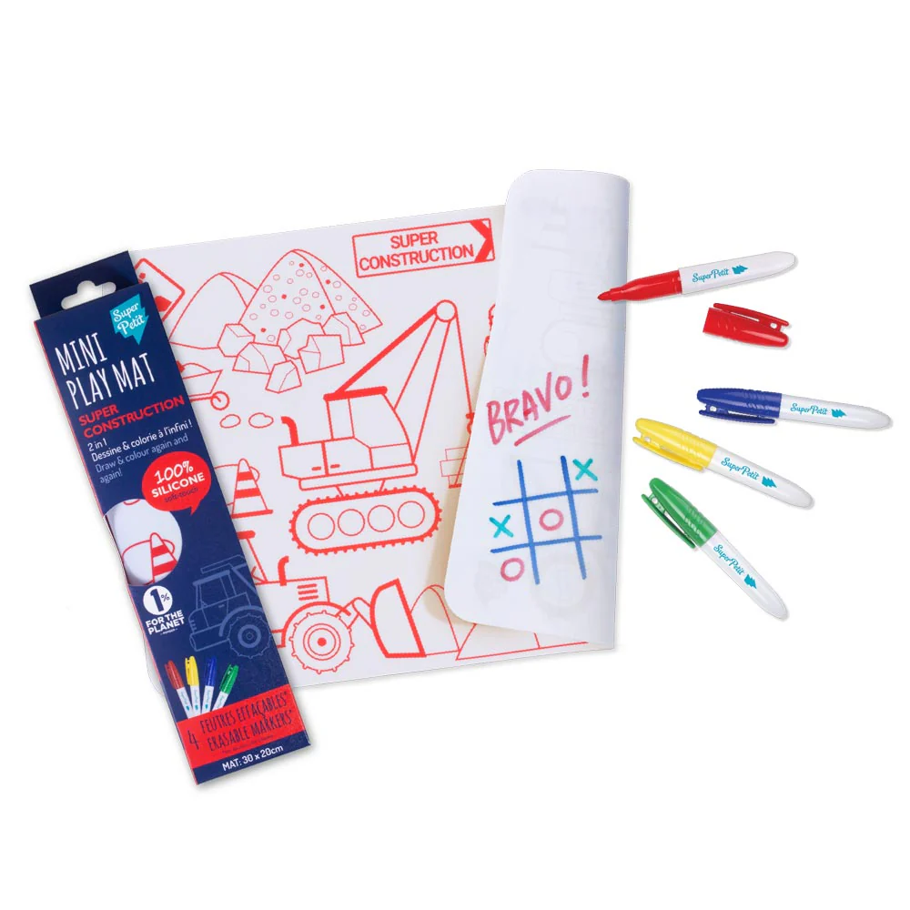 Super Petit Mini Conjunto de pintar em silicone com 4 marcadores - Image 6