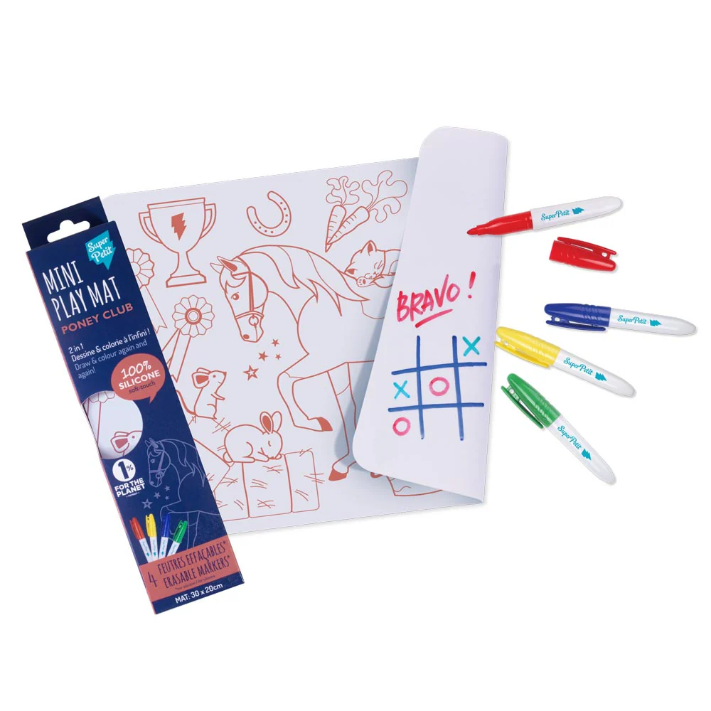Super Petit Mini Conjunto de pintar em silicone com 4 marcadores - Image 7