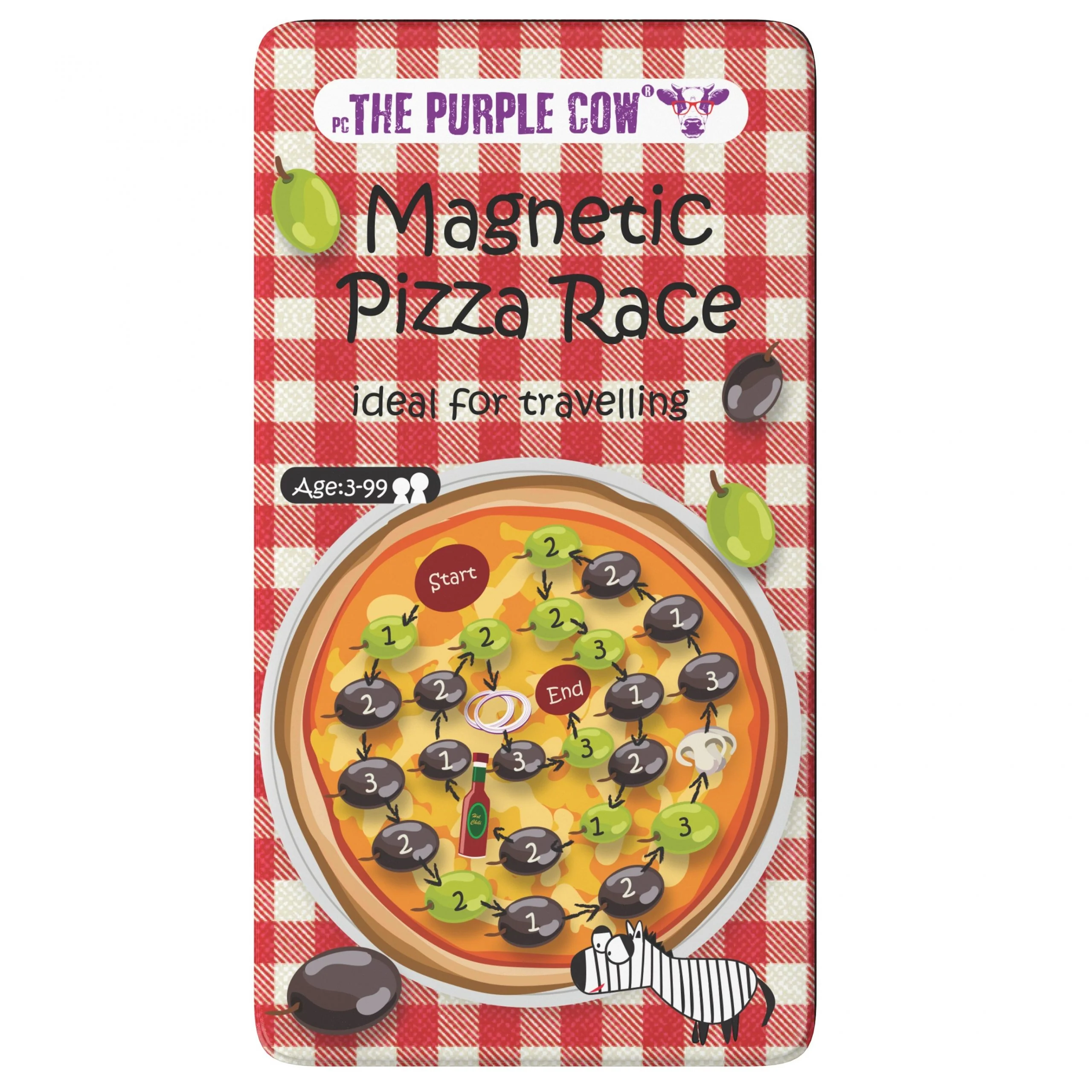 The Purple Cow - Jogo magnético - Corrida na Pizza